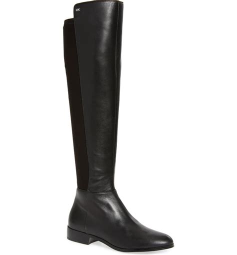 michael michael kors bromley stretch back riding boot women|Michael Kors knee high boots.